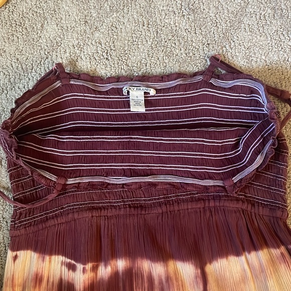 Lucky - Tye dyed cotton full length dress - Picture 13 of 13